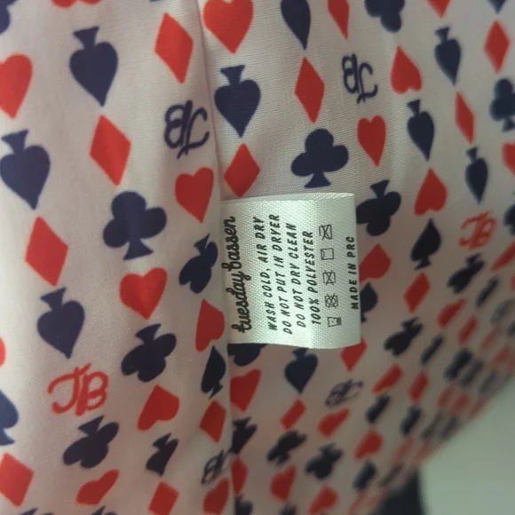 EUC Tuesday Bassen/ Tuesday of California sz L Queen of Hearts Jacket - Picture 9 of 9